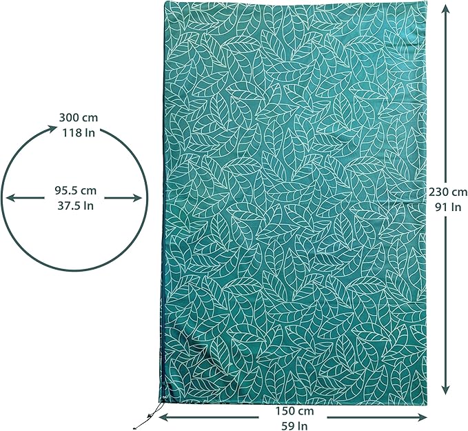 Plant Covers Freeze Protection 59"x91" in 4 Pack | Green Winter Frost Blankets for Outdoor Plants | Reusable Garden Cover Bags with Zipper Drawstring | Cold Weather Shrub Protection Cloth