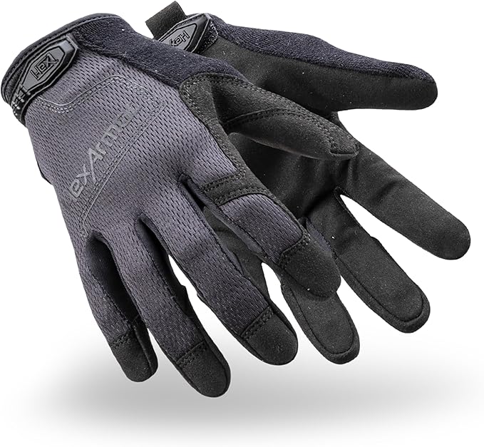 HexArmor Law Enforcement Search Safety Tactical Work Gloves, HexBlue 2132 Series