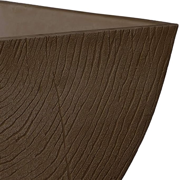 Arcadia Garden Products Concentric Window Box, Chocolate