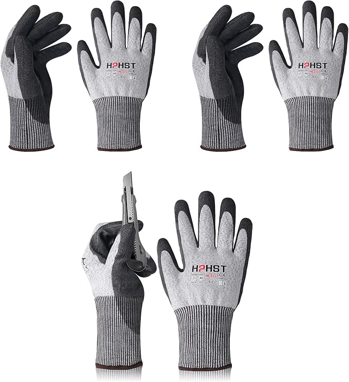 Cut Resistant Gloves Level A6 Cut Proof Work Gloves Smart Touch