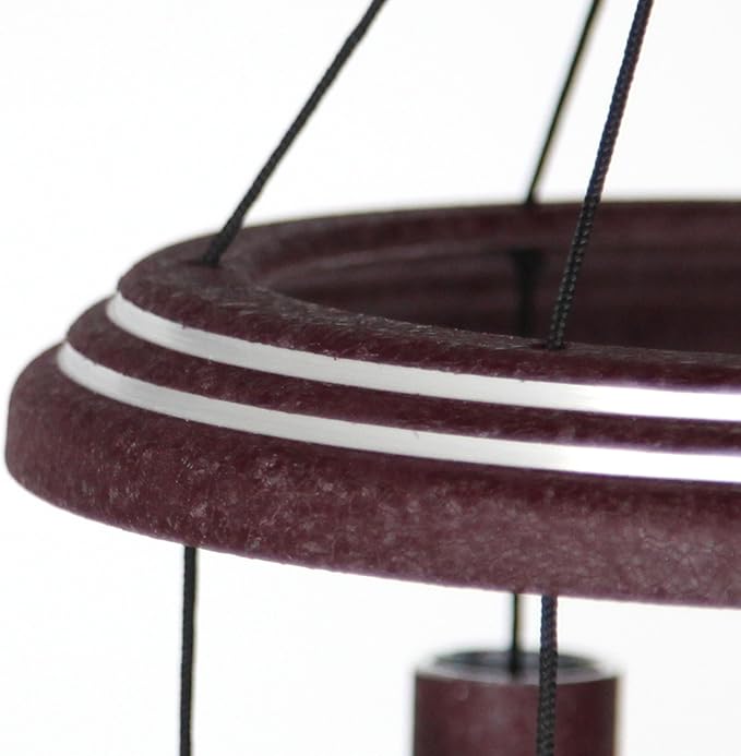 Arabesque by Wind River - 36 inch Garnet Wind Chime for Patio, Backyard, Garden, and Outdoor décor (Aluminum Chime) Made in The USA