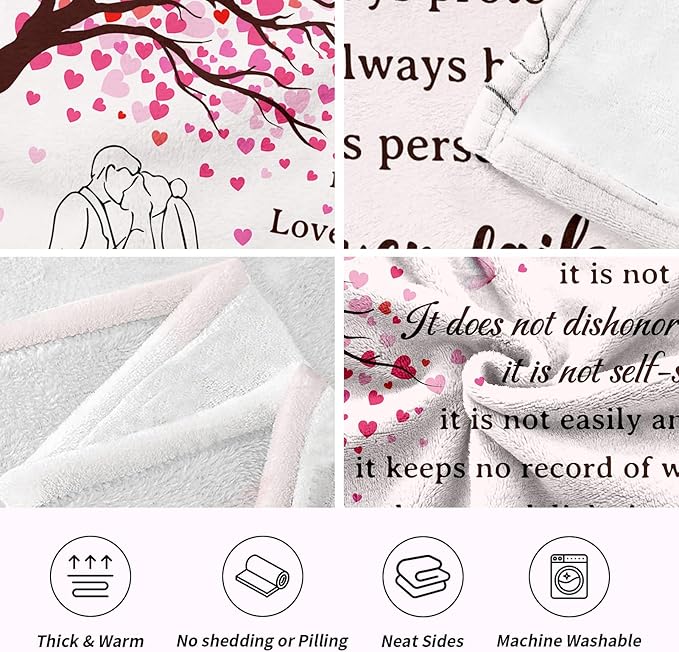 Glydein Wedding Gifts for Couples 2026, Soft Flannel Wedding Blanket, Bridal Shower Gifts for Bride to Be, Anniversary Mr and Mrs Gift, Marriage Gift for Newlyweds Bride, 50 x 60 inches