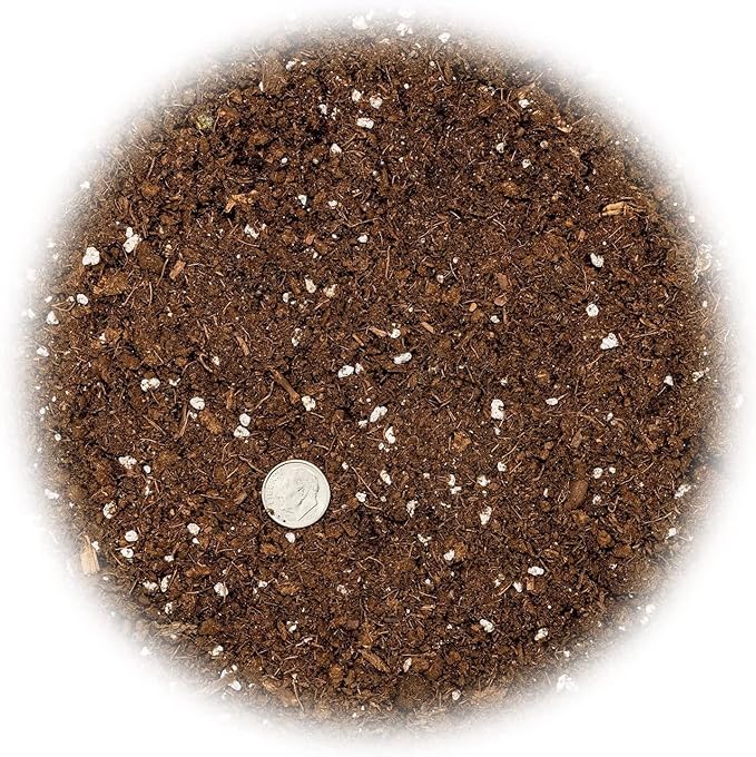 GARDENERA Premium Bamboo Potting Soil Mix - (3 Quart Bag)