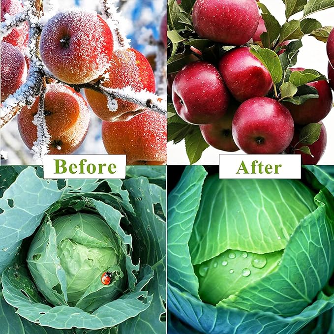 Green Plant Covers Freeze Protection, 10 x 33Ft Frost Blankets for Outdoor Plants Frost Cloth Plant Freeze Protection Cover Floating Row Cover Garden Fabric for Frost/Pest Protection
