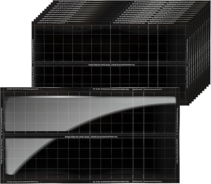 Catchmaster Vector Universal Replacement Glue Boards Black, UV Light Fly Trap for Home, Unscented Gnat Traps for House, UV Lamp Insect & Mosquito Killer Refill, Adhesive Bug Light Boards, 12-Pack