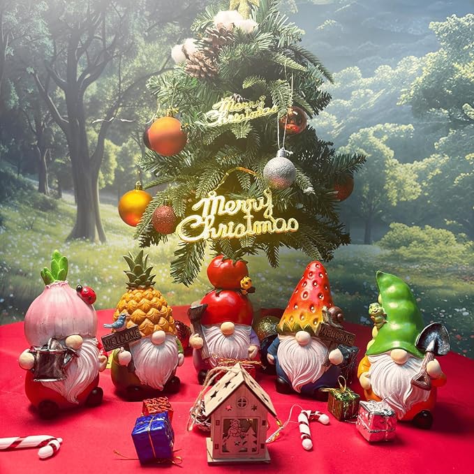 Onion Gnomes Decorations Gnomes Decor Gifts Garden Gnome Outdoor Statue Gifts for Home Figurines Spring Home Decor