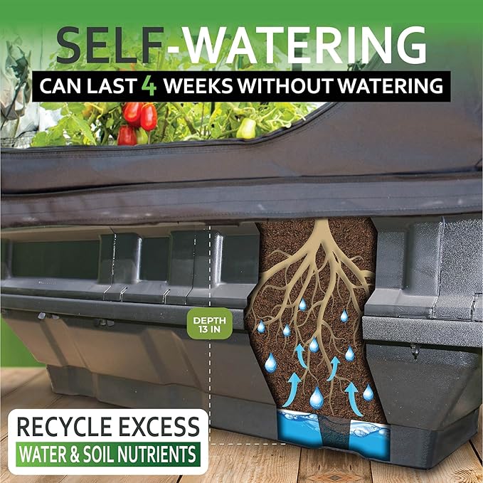 Vegepod Indoor Grow Kit Self Watering with LED Light, Reflective Tent Complete System, All-in-One Indoor Gardening Solution, Premium Tent, Medium Kit, 39"x39"x78"