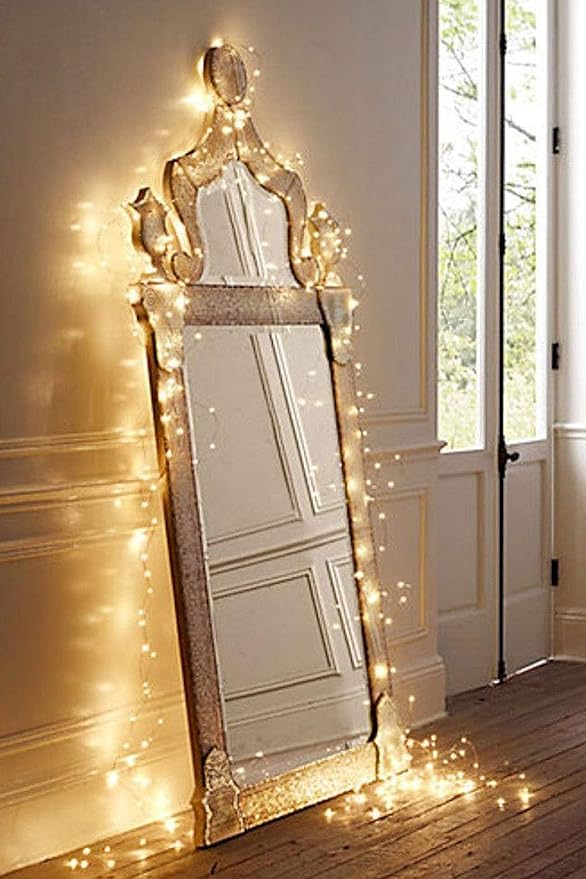 PERFECTDAY String Lights, 200 LED 66 FT Copper Fairy String Lights Warm White Waterproof USB Powered String Light for Indoor Outdoor Party Decoration