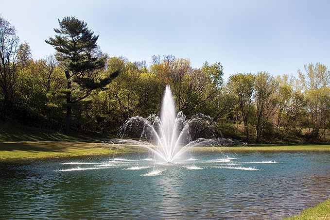 Kasco J Series 2 HP, 3 HP, 5 HP & 7-1/2 HP Mahogany Premium Fountain Nozzles Only (Fountain not Included)