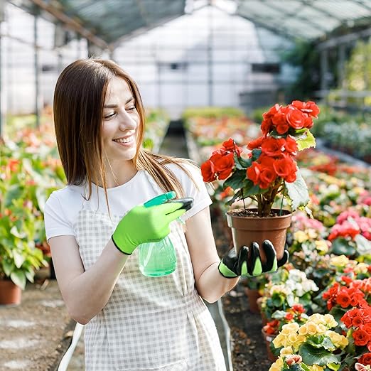 Kebada W1 Work Gloves for Men and Women, PU Coated Safety Gloves with Grip, Touchscreen, Ideal for Warehouse Package Handling, Construction, Gardening, Green XXL