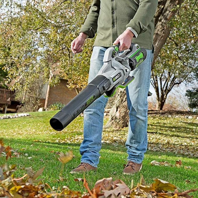 EGO POWER+ Leaf Blower, Cordless Electric 650 CFM, Includes 56V 5.0Ah Battery and Charger - LB6504