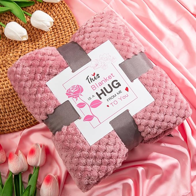 Birthday Gifts for Women,Self Care Gifts Baskets for Women Care Package Get Well Soon Gift Relaxing Set Unique Christmas Gift Birthday Presents with Blanket for Mom,Sister,Best Friend