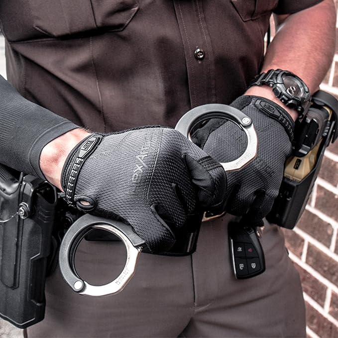 HexArmor Law Enforcement Search Safety Tactical Work Gloves, HexBlue 2132 Series