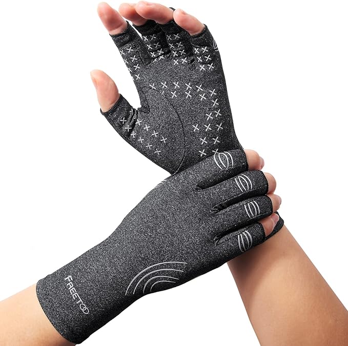 FREETOO Arthritis Gloves for Women for Pain, Strengthen Compression Gloves