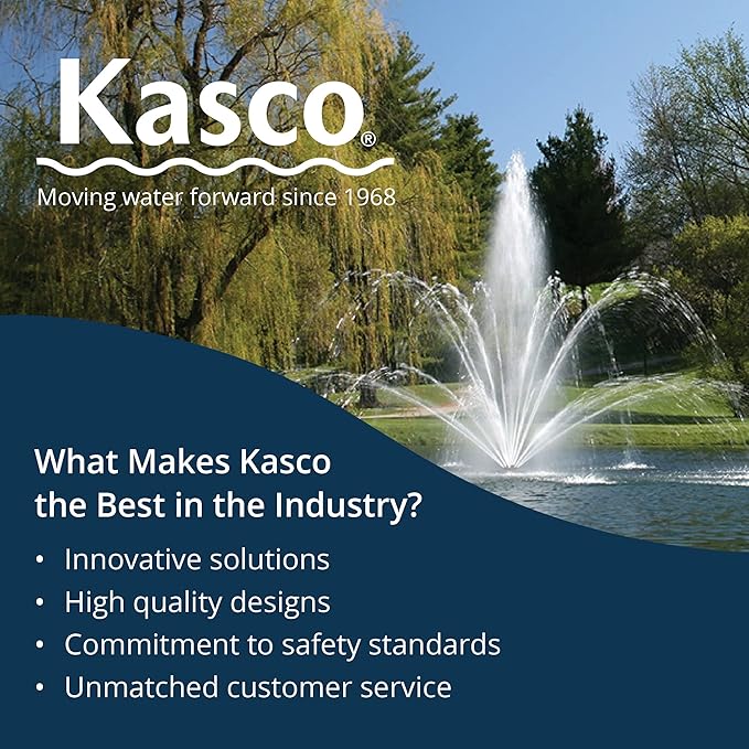 Kasco J Series 2 HP, 3 HP, 5 HP & 7-1/2 HP Madrone Premium Fountain Nozzles Only (Fountain not Included)