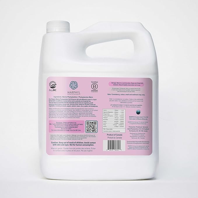 MARPHYL Organic Minerals Liquid Fertilizer, Rich Blend of Essential Minerals for Garden, Flowers, Vegetables, Succulents, Bamboo, Hydroponics 67.6 oz