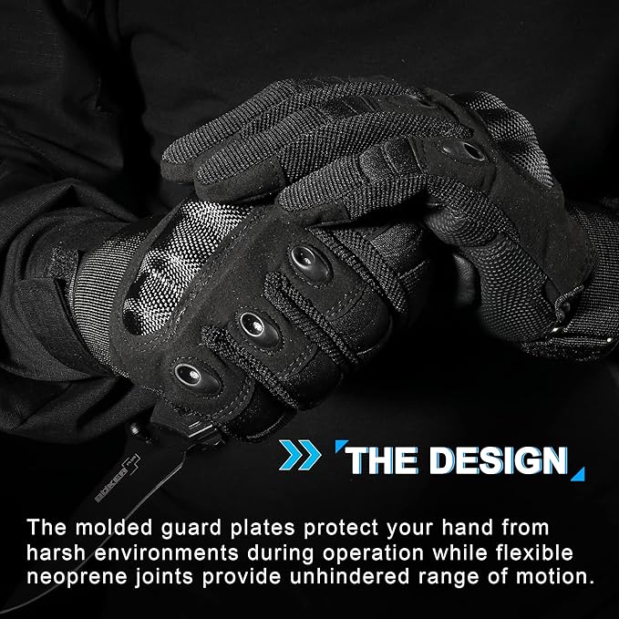 WTACTFUL Tactical Gloves for Men Touchscreen Airsoft Paintball Motorcycle Gloves