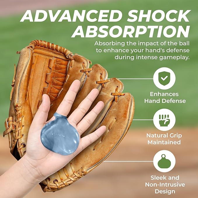 Sting Pad Pro Hand Protector Fits Left or Right Hand for Baseball, Softball, or Hockey