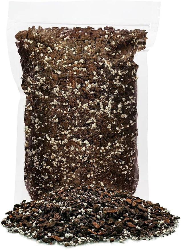 Premium Monstera Borsigiana Potting Mix - Retains Moisture and Promotes Root Growth by Gardenera - 5 Quart