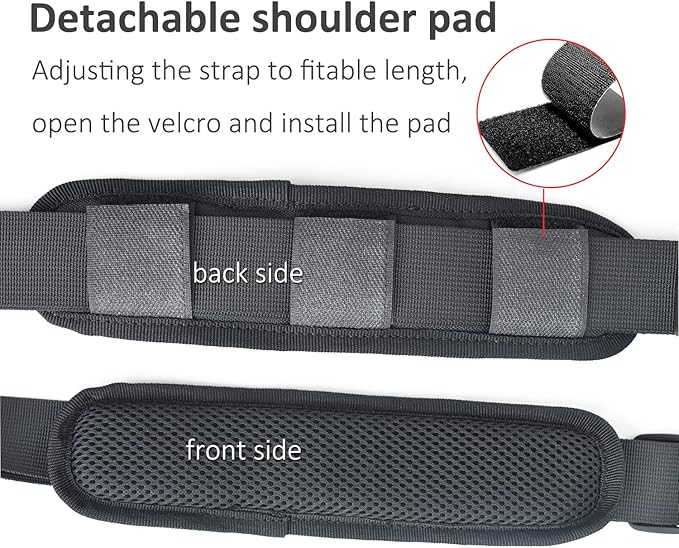 Trimmer Strap for Weed Eater Shoulder Strap Easy Release Brush Cutter Harness Compatible with EGO String Trimmer, Leaf Blower