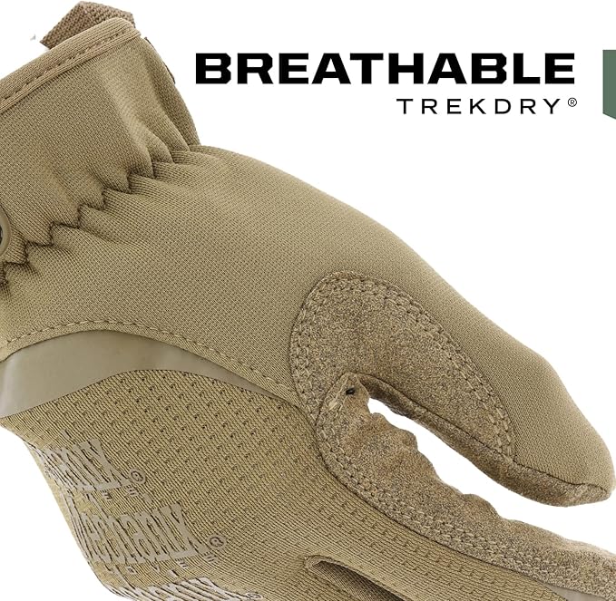 Mechanix Wear FastFit Tactical Gloves - Heavy Duty Lightweight Multipurpose Gloves - Flexible Grip & Reinforced Palm - Touchscreen Capable - XX-Large - Coyote Tan