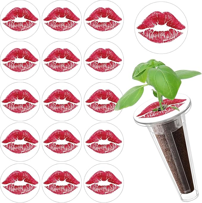 Hydroponic Seed Pod Label Sitckers, Dryades 150PCS PVC Plant Grow Basket Stickers for Marking Plants and Understanding Plant Growth (38mm)
