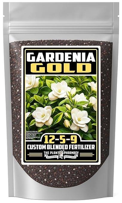 Fertilizer Commercial Grade | Gardenia Gold 12-5-9 | 3 Pounds | Custom Professional Mix | Acid-Loving Plants | Controlled-Release Formula | Enhances Blooms & Foliage | Gardenias, Azaleas & Camellias