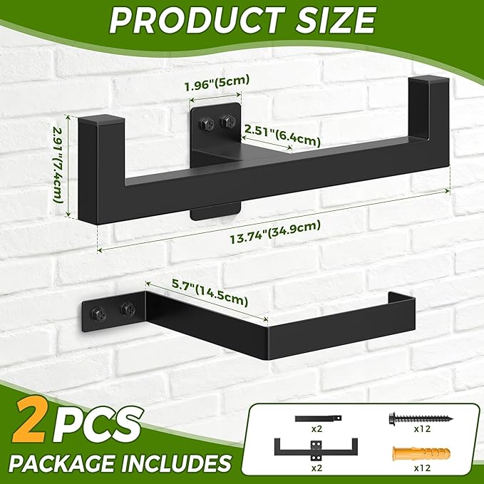 Backpack Leaf Blower Hanger with Hose Holder,Heary Duty Backpack Blower Sprayer Rack,Backpack Blower Wall Mount,Backpack Hanger for Weed Eater,Hedge Trimmer,Chain Saw,Garage Organizer Storage(2 PCS)