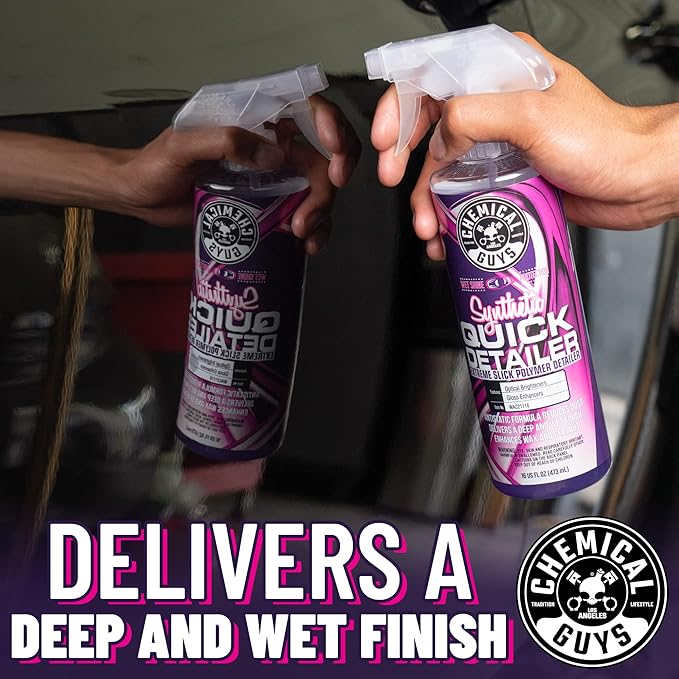 Chemical Guys WAC211 Synthetic Quick Detailer, Extreme Slick Polymer Detailer, Safe for Cars, Trucks, SUVs, Motorcycles, RVs & More, 128 fl oz (1 Gallon)