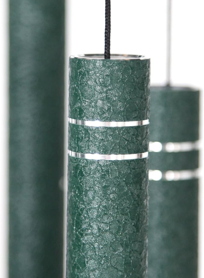 Arabesque by Wind River - 59 inch Emerald Wind Chime for Patio, Backyard, Garden, and Outdoor décor (Aluminum Chime) Made in The USA