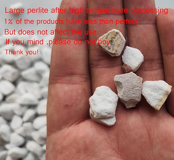 25QT Organic Perlite Horticultural Soil Amendment for Plants and Enhanced Drainage Enhanced