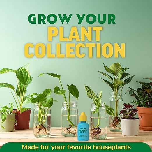 Rooting Drops for Plant Propagation | Promotes Faster, Stronger Root Growth | Propagation Drops for Water, Soil, Moss, & More! Supports Plant Health During Repotting | for All Your Props & Cuttings