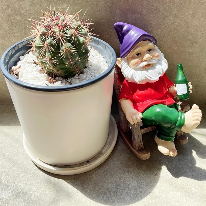 Gnomes Decorations for Yard, Gnome Gifts for Women, Garden Statue Ornament for Yard Lawn Patio
