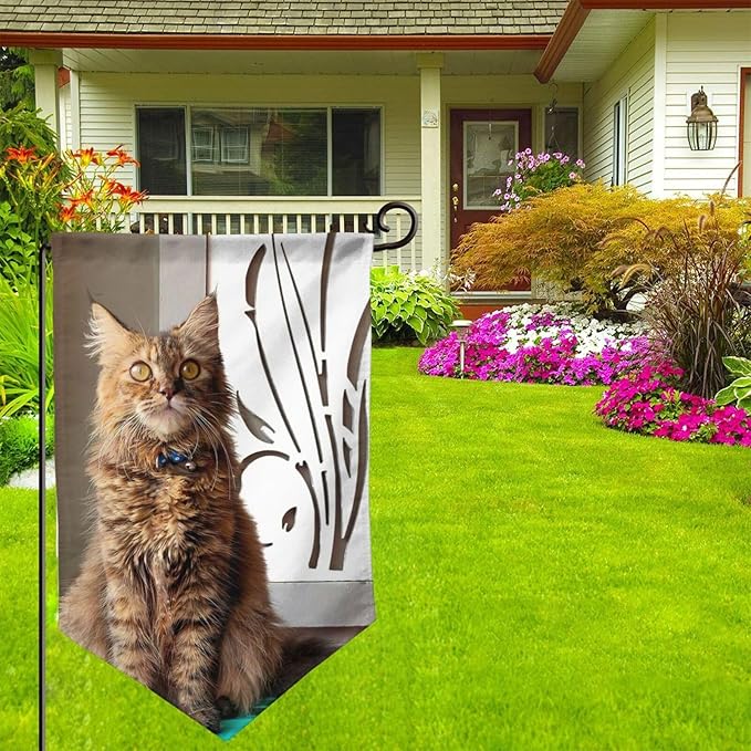 Custom Garden Flag Double Sides Personalized Garden Flags 28x40 Inch Customized Picture Logo Text Yard Flag Banner Signs for Outside Lawn Patio Garden Home Decorating Birthday Christmas Gift