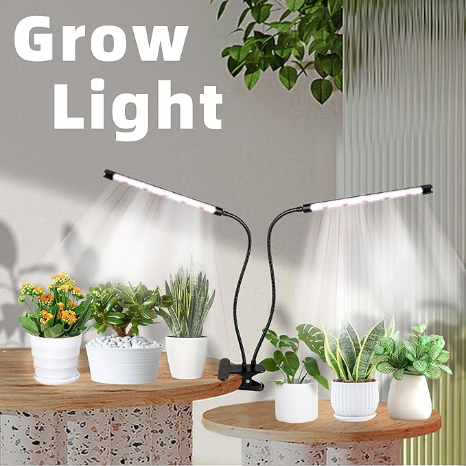 Grow Light 6500K Full Spectrum Plant Grow Lights 84 LED Plant Light with Clip Grow Lamp for Indoor Plants Growing Lamps（1PCS）