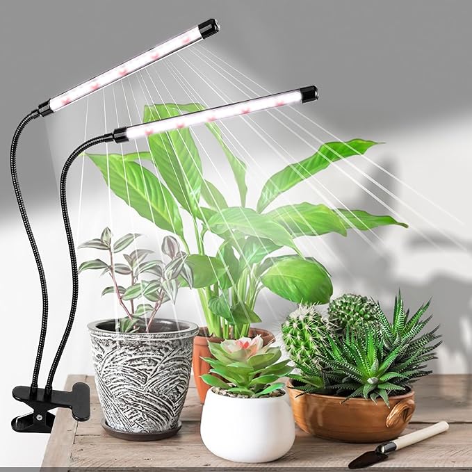 Grow Light 6500K Full Spectrum Plant Grow Lights 84 LED Plant Light with Clip Grow Lamp for Indoor Plants Growing Lamps（1PCS）