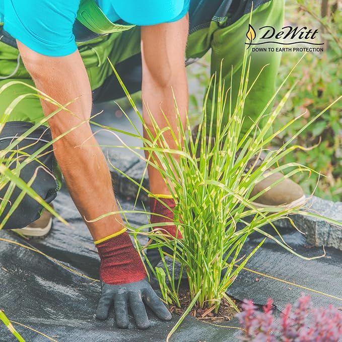 DeWitt SBLT3300 Sunbelt Woven Weed Barrier Landscape Fabric Ground Cover, 3-Foot Width x 300 Feet (4 Pack)
