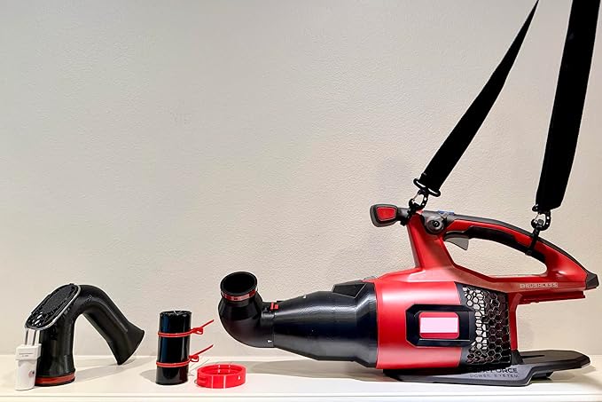 ArloCatcher 30-Foot Gutter Cleaning Kit for Toro 60V 565, 605CFM, Model 51820, 51820T, 51821, 51822 Leaf Blower (car Drying Nozzle Included)