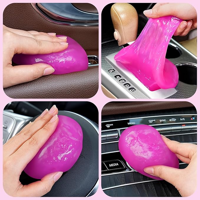 Car Cleaning Gel Car Cleaning Putty Car Putty Car Interior Cleaner Car Slime Car Detailing Kit Car Accessories Gifts for Men Women Stocking Stuffers