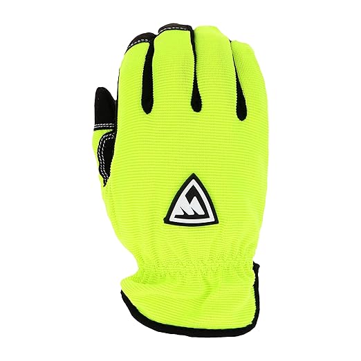 West Chester High Dexterity Slip-On Winter Gloves, Thinsulate Lining, Tear-Resistant, Safety Work Gloves, Yellow, Large (96555-L)