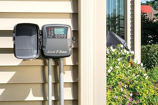 Rain Bird ST8O-2.0 Smart Indoor/Outdoor WiFi Sprinkler/Irrigation System Timer/Controller, WaterSense Certified, 8-Zone/Station, Compatible with Amazon Alexa