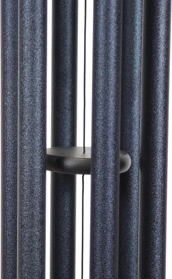 Corinthian Bells by Wind River – 74 inch Midnight Blue Wind Chime for Patio, Backyard, Garden, and Outdoor Decor (Aluminum Chime) Made in The USA