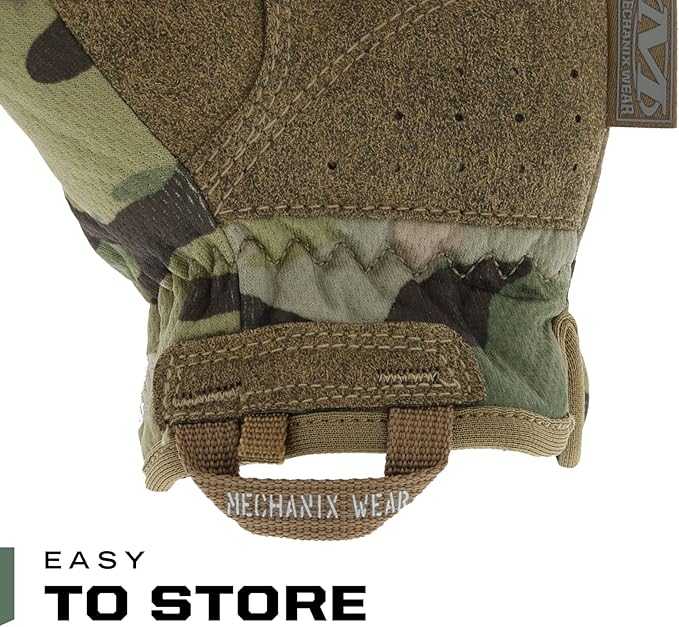 Mechanix Wear FastFit Tactical Gloves - Heavy Duty Lightweight Multipurpose Gloves - Flexible Grip & Reinforced Palm - Touchscreen Capable - X-Large - MultiCam Camouflage