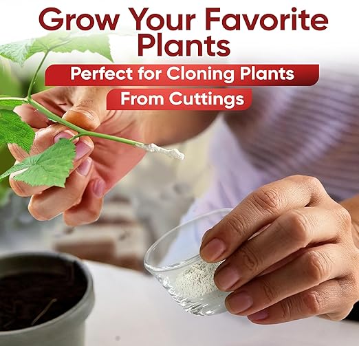 Hormex Rooting Powder #16 (1.60 IBA) - Fast-Acting Rooting Hormone for Difficult Hardwood & Tree Cuttings - Root Stimulator for Plant Cloning - Strong Growth for Maximum Propagation Success, 1LB