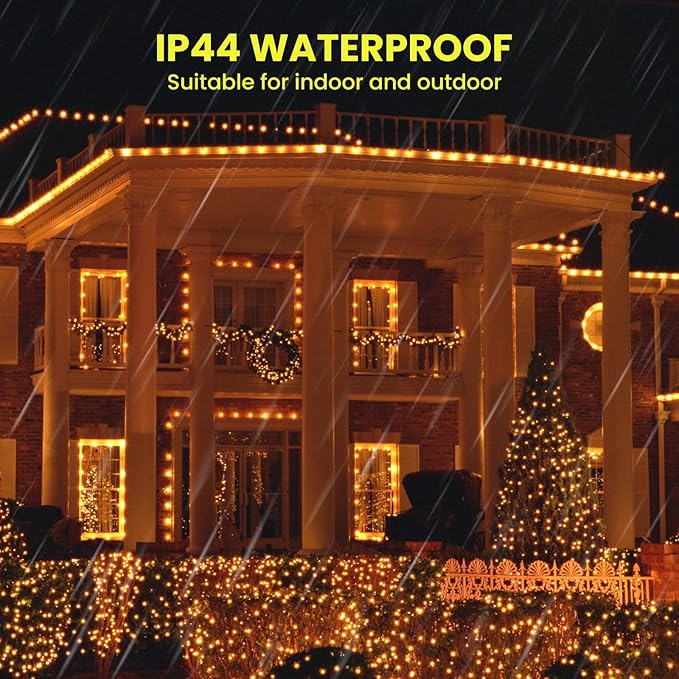 Dailyart Fairy Lights Plug in, 1000 Led Fairy Lights with Remote 75Ft Super Long Warm with Timer Small Twinkle Light Waterproof String Light for Bedroom Outdoor Indoor,Gold Wire