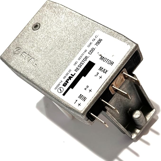 SPAL 7006 12 Volt 3 Speed 4 Terminal Resistor for Blower Fans