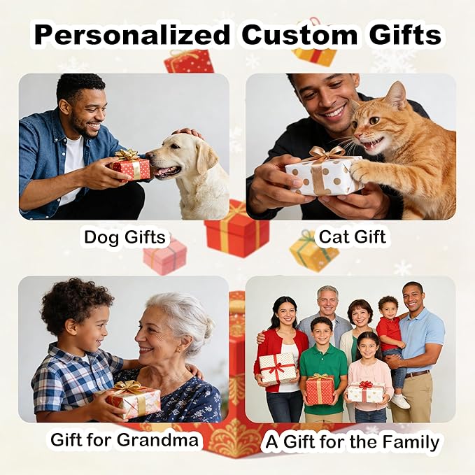 Personalized Custom Photo Mother in Law Gifts Stained Glass Window Hanging - Memorial Customized Ornaments Suncatchers Christmas Birthday Mother's Day for Lovers Women Men Dad Mom Grandma