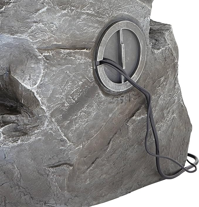 Five Bowl 40 1/2" High Large Zen Modern Indoor Outdoor Decor Gray Resin Floor Fountain with Light LED Standing Waterfall Rock Water Feature for Outside Garden Patio Yard Backyard - John Timberland