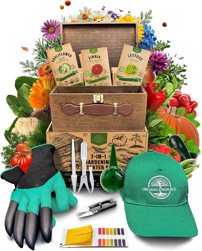 75 Medicinal & Tea Herb Seeds Variety Pack, Garden Seed Starter Kit - Over 47,380 Non-GMO Heirloom Seeds for Planting Herbs and Vegetables, Seed Box with Gardening Supplies