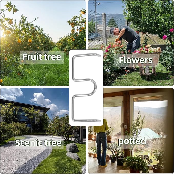 24PCS Fruit Tree Branch Puller Tying Machine Farm Tools New Plum Tree Open Angle Pull Branch stereotyped Branch Bending Tool Fruit Branch